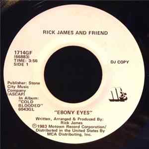 Rick James And Friend - Ebony Eyes Album