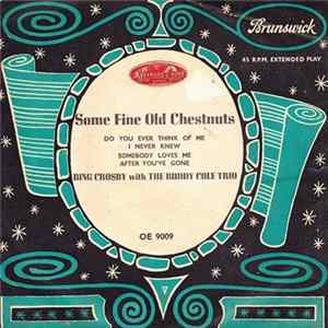 Bing Crosby With The Buddy Cole Trio - Some Fine Old Chestnuts Album