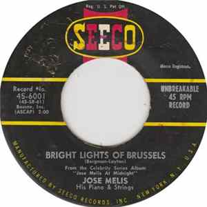Jose Melis His Piano & Strings - Sweet and Lovely / Bright Lights Of Brussels Album