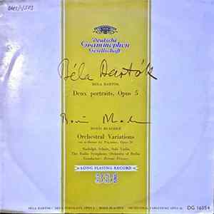 Bela Bartok / Boris Blacher - RIAS Symphonie-Orchester Berlin, Ferenc Fricsay, Rudolf Schulz - Deux Portraits / Orchester-Variationen Album