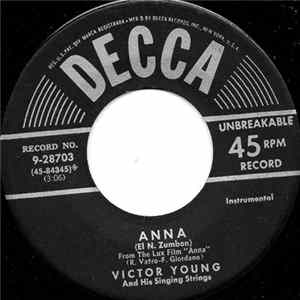 Victor Young And His Singing Strings - Anna (El N. Zumbon) Album