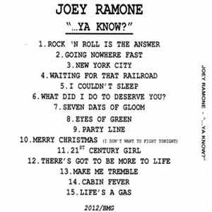 Joey Ramone - "...Ya Know?" Album