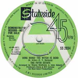 The Fifth Estate - Ding Dong! The Witch Is Dead / Rub A Dub Album