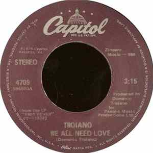 Troiano - We All Need Love Album