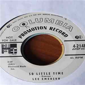 Lee Emerson - So Little Time / Thank You My Darlin' Album