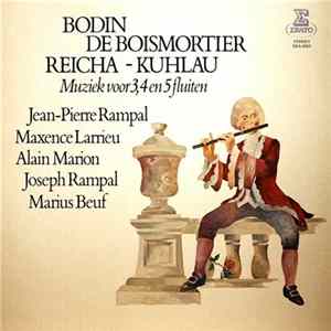 Bodin De Boismortier / Reicha / Kuhlau - Jean-Pierre Rampal, Maxence Larrieu, Joseph Rampal, Alain Marion, Marius Beuf - Muziek Voor 3, 4 En 5 Fluiten Album