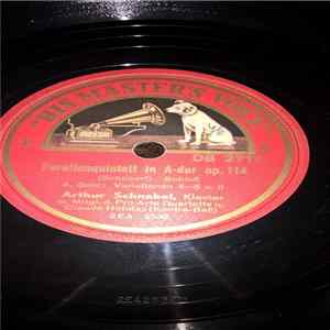 Artur Schnabel - Forellenquintett in A-dur op. 114 Album