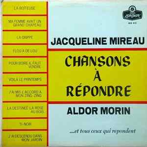 Aldor Morin, Jacqueline Mireau - Chansons À Répondre Album