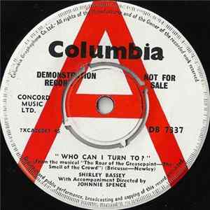 Shirley Bassey - Who Can I Turn To? Album