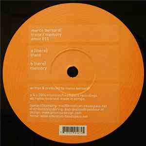 Marco Bernardi - Trane / Memory Album