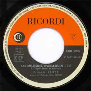 Francis Linel Accompagné Par Johnny Hawkins Et Son Orchestre - Les Millions D'Arlequin Album