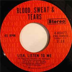 Blood, Sweat & Tears - Lisa, Listen To Me Album