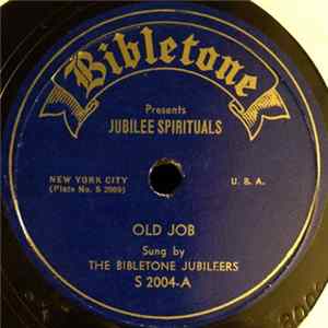 The Bibletone Jubileers - Bibletone Presents Jubilee Spirituals Album