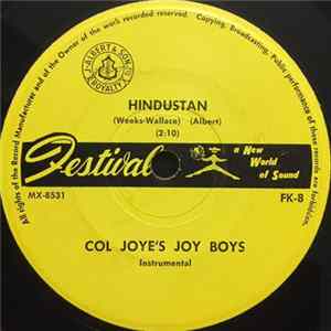 Col Joye's Joy Boys - Hindustan Album