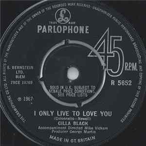 Cilla Black - I Only Live To Love You Album