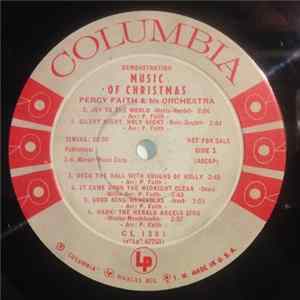 Percy Faith And His Orchestra - Music Of Christmas Album