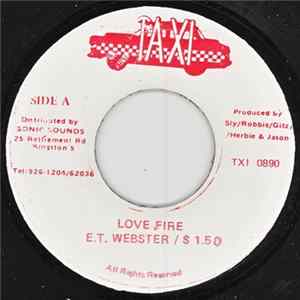 E.T. Webster / $ 1.50 - Love Fire Album