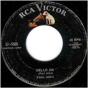 Paul Anka - Hello Jim / Les Filles De Paris Album