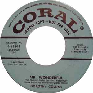 Dorothy Collins - Mr. Wonderful Album