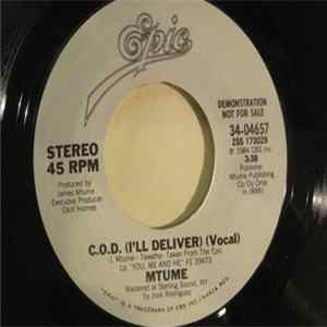 Mtume - C.O.D. (I'll Deliver) Album