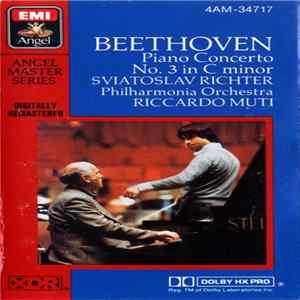 Beethoven - Sviatoslav Richter, Philharmonia Orchestra, Riccardo Muti - Piano Concerto No. 3 in C Minor Album