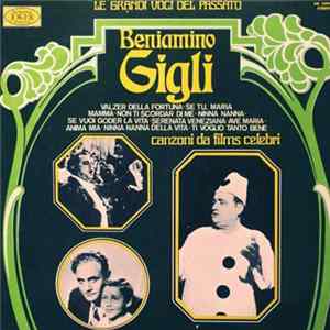 Beniamino Gigli - Canzoni Da Films Celebri Album