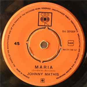 Johnny Mathis - Maria / One Starry Night Album