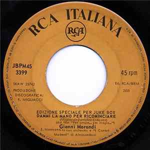 Gianni Morandi - Dammi La Mano Per Ricominciare / Mille E Una Notte Album