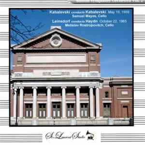 Dmitri Kabalevski, Samuel Mayes, Mstislav Rostropovich, Boston Symphony Orchestra, Erich Leinsdorf - Kabalveski Cello Concerto No. 1 - Haydn Cello Concerto No. 1 Album