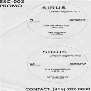Sirus - Urban Legend E.P. Album