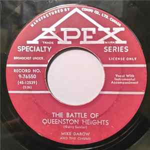 Mike Darow And The Chums, The Chums - The Battle Of Queenston Heights/The Tea Taster Album