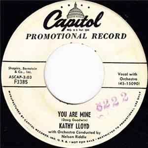 Kathy Lloyd - You Are Mine / Only When You're Lonely Album
