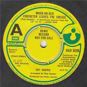 Roy Harper - When An Old Cricketer Leaves The Crease Album
