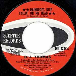 B.J. Thomas - Raindrops Keep Fallin' On My Head Album