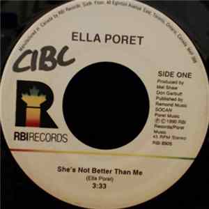 Ella Poret - She's Not Better Than Me Album