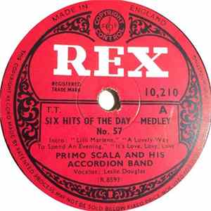 Primo Scala's And His Accordion Band - Six Hits Of The Day - Medley No. 57 Album