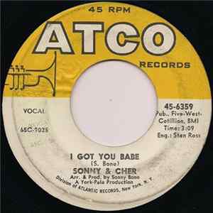 Sonny & Cher - I Got You Babe Album