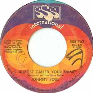Johnny Soul - I Almost Called Your Name Album