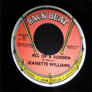 Jeanette Williams - All Of A Sudden Album