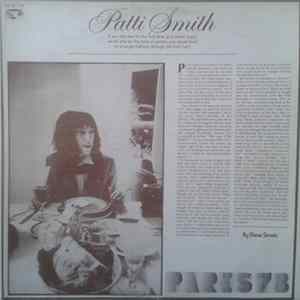 Patti Smith - Paris 78 Album