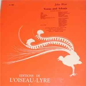 John Blow - Venus And Adonis Album
