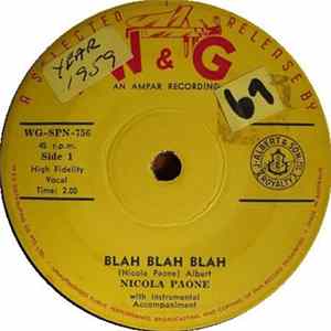 Nicola Paone - Blah Blah Blah Album