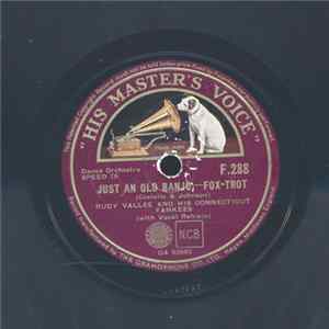 Rudy Vallee And His Connecticut Yankees - Just An Old Banjo / Panama Album