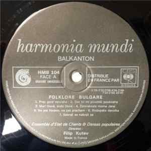 Ensemble National De Folklore Bulgare -Filip Koutev - Chants Populaires Bulgares - Choeurs De Femmes Album