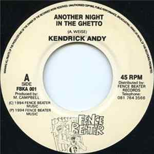 Kendrick Andy - Another Night In The Ghetto Album