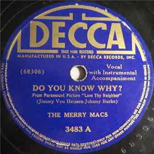 The Merry Macs - Do You Know Why? / Isn't That Just Like Love Album