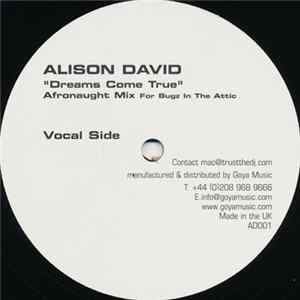 Alison David - Dreams Come True (Afronaught Mix) Album