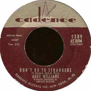 Andy Williams - Don't Go To Strangers Album
