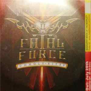 Fatal Force - Unholy Rites Album