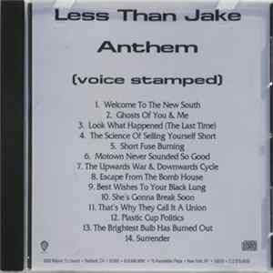 Less Than Jake - Anthem (Voice Stamped) Album